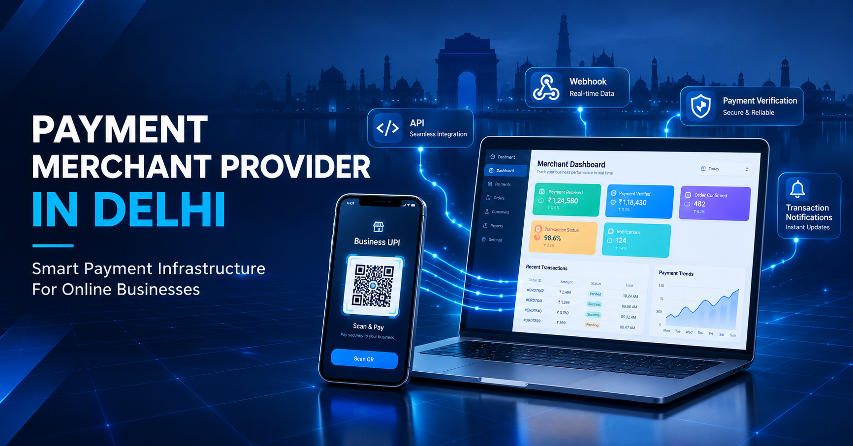 Payment Merchant Provider in Delhi: Smart Payment Solutions for Online Businesses